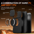 Black Apple iPhone 16 Pro Max Sliding Camera Cover Case - Product Detail