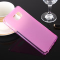 Hot Pink Samsung Galaxy Note 5 Matte Gel Soft Back Case Cover
