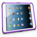 Purple iPad 2017 Heavy Duty Kickstand Shockproof Protective Case Cover - 3