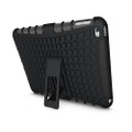 Black Shock Proof Defender Hybrid Kickstand Case For Apple iPad Mini 4 - 2