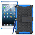 Blue Apple iPad Mini 4 Hybrid Rugged Heavy Duty Kickstand Protective Case Cover - 1