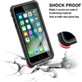 Apple iPhone 7 Waterproof Dirtproof Heavy Duty Case Cover - Black - 4