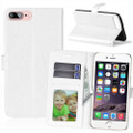 Leather Photo Frame Wallet Card Slot Case Cover For Apple iPhone X - White - 1