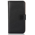 Apple iPhone X / XS Genuine Leather Business Wallet Smart Case Cover - Black - 2
