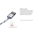 1M USB Type C Braided Nylon Data Charging Cable - 2