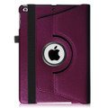 Purple iPad 9.7" 2018 360 Degree Rotating Stand Protective Case - 2