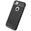 Black iPhone 7/ 8 Slim Armor Shock Proof Carbon Fibre Case Cover - 2