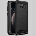 Black Samsung Galaxy S8 Slim Armor Carbon Fibre Case Cover - 1