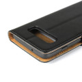 Black Genuine Leather Business Wallet Case For Samung Galaxy S10 - 4