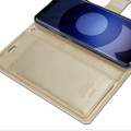 Stylish Galaxy S9 Plus Genuine Mercury Rich Diary Wallet Case - Gold -5