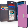 Fashionable Galaxy S9 Genuine Mercury Rich Diary Wallet Case - Purple - 1