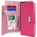 Quality Galaxy S8 Plus Genuine Mercury Rich Diary Wallet Case - Hot Pink - 1