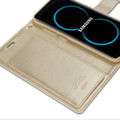 Premium Galaxy S8 Genuine Mercury Rich Diary Wallet Case - Gold - 5