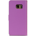 Purple Galaxy S7 Edge Genuine Mercury Rich Diary Stylish Wallet Case - 3