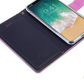 Purple Genuine Mercury Rich Diary Quality Wallet Case For iPhone XR - 5