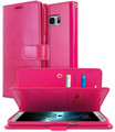 Galaxy S8 Genuine Mercury Mansoor Diary Wallet Flip Case - Hot Pink - 1