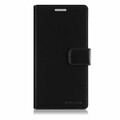 Black Galaxy S6 Genuine Mercury Mansoor Diary Premium Wallet Case - 3