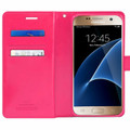 Hot Pink Genuine Mercury Mansoor Diary Wallet Case For Galaxy S6 Edge - 6