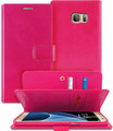 Hot Pink Galaxy S5 Genuine Mercury Mansoor Diary Wallet Case Cover - 1