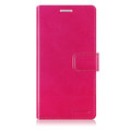 Hot Pink Galaxy S5 Genuine Mercury Mansoor Diary Wallet Case Cover - 3