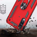 Red Galaxy A20 / A30 Heavy Duty 360 Rotating Metal Stand Case Cover - 2