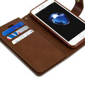 Brown Genuine Mercury Mansoor Diary Wallet Case For iPhone 6 / 6S - 8