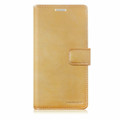 Gold Galaxy J5 Pro Genuine Mercury Mansoor Diary Quality Wallet Case - 5