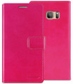 Hot Pink Galaxy J5 Pro Genuine Mercury Mansoor Diary Wallet Case - 6