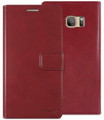 Wine Galaxy J5 Pro Genuine Mercury Mansoor Diary Wallet Case - 6