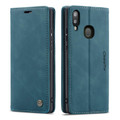 Blue CaseMe Slim Magnetic Quality Wallet Case For Galaxy A20 / A30 - 1