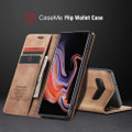 Brown CaseMe Soft Matte Premium Wallet Case For Galaxy S10 - 7