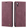 Wine CaseMe Compact Flip Premium Wallet Case For iPhone XR - 1