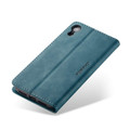 Premium iPhone XS Max CaseMe Slim Magnetic Wallet Case - Blue - 2