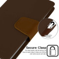 Vintage Brown iPhone 11 Pro Genuine Mercury Sonata Diary Wallet Case - 2