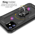 Black Slim Armor 360 Rotating Stand Metal Case For iPhone 11 - 2