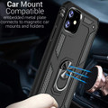 Black Slim Armor 360 Rotating Stand Metal Case For iPhone 11 - 4