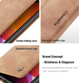 Vintage Brown CaseMe Slim Soft Wallet Case Cover For iPhone 11 - 4