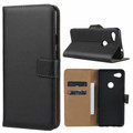 Genuine Leather Business Wallet Case Cover For Google Pixel 3a - 4