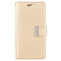 Gold iPhone 11 Genuine Mercury Rich Diary Wallet Card Slot Case - 4