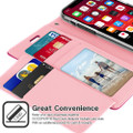 Stylish Hot Pink Genuine Mercury Rich Diary Wallet Case for iPhone 11 - 2