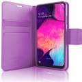 Purple Galaxy A20 Genuine Mercury Sonata Diary Wallet Case Cover - 1