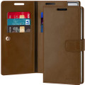 Dark Brown Mercury Mansoor Diary Wallet Case For Galaxy Note 10+ - 1