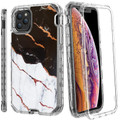  Black/White Marble Stone Shock Proof Case For  iPhone 11 Pro