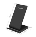 Fast Wireless Charger Qi-Certified 10W Vertical Desktop Charging Stand - 4