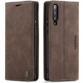 Stylish Coffee CaseMe Compact Flip Wallet Case For Samsung Galaxy A70 - 1