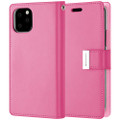 Hot Pink iPhone 11 Pro MAX Mercury Rich Diary Wallet Card Case - 5