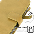 Gold iPhone 11 Pro Mercury Mansoor Diary Card Holder Wallet Case - 4