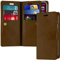 Brown iPhone 11 Pro MAX GenuineMercury Mansoor Diary Wallet Case - 1