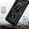 Black 360 Rotating Metal Ring Armor Stand Case for iPhone 8 Plus - 2