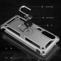 Silver Heavy Duty 360 Rotating Metal Ring Stand Case For Galaxy A90 5G - 6